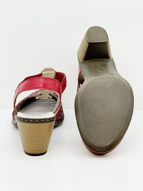 rieker sandały na obcasie