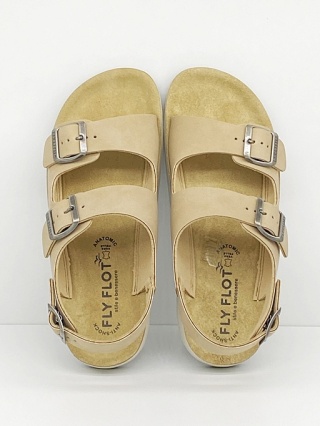 Sandały damskie Fly Flot M7H234C beżowe, wielozakresowa tęgość F-G-H