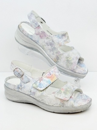 Sandały ortopedyczne Waldlaufer Merle 811016 306 299 multi, duża tęgość M