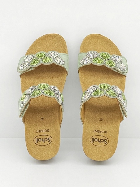 Scholl ABU DHABI zielone F32028, regulowana tęgość F-G