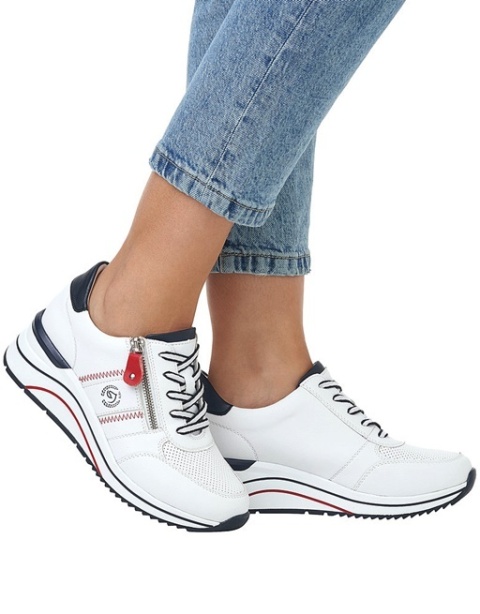 białe skórzane sneakersy damskie