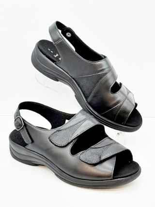 Solidus 74019-00196 MONI, zdrowotne damskie sandały na tęgie stopy, tęgość M-N
