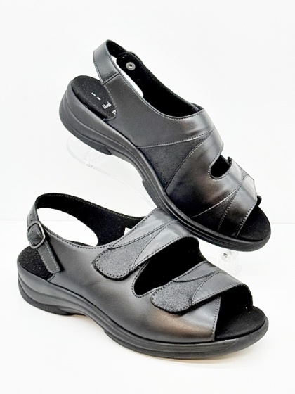 Solidus 74019-00196 MONI, zdrowotne damskie sandały na tęgie stopy, tęgość M-N