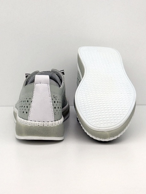 Super lekkie półbuty damskie IZZI 3671 zielone ze skóry naturalnej, tęgość G-H