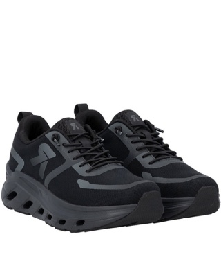 W3504-00 Rieker buty sportowe damskie, czarne, tęgość H