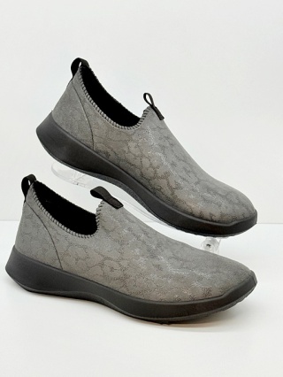 Wygodne półbuty damskie na haluksy Befado 646D001 szare, tęgość H