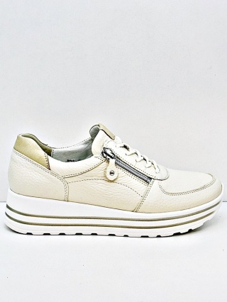 758009 207 698 H-Lana Waldlaufer Hirsch beżowe półbuty damskie, tęgość H średnia