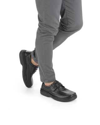 Ara Ben 11-17101 01K czarne obuwie męskie, szerokie i tęgie stopy, tęgość K