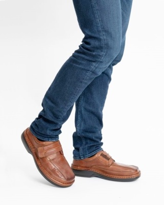 Ara buty męskie Ben 11-17101 07K brązowe półbuty na szerokie stopy, tęgość K