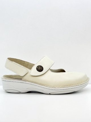 Berkemann Helene 03461-725 beżowe sandały na haluksy, tęgość G-H