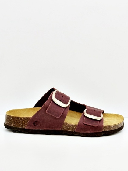 Biostopa obuwie zdrowotne BioBio 261-780483-56 bordo, tęgość F-G-H