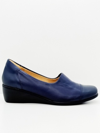 Eleganckie buty damskie Kosela Medic Axel 9024-1024 marine, średnia tęgość G 1/2