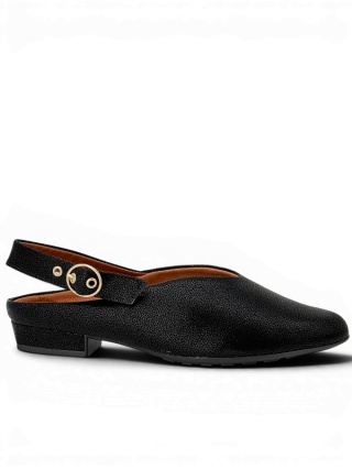 Czarne czółenka damskie PiccaDilly 265001-1 Stretch Soft, haluksy, tęgość K