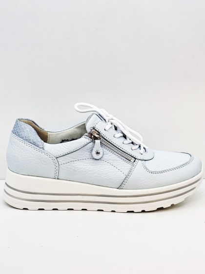 Damskie buty Waldlaufer Hirsch H-Lana 758009 206 159 błękitne, średnia tęgość H