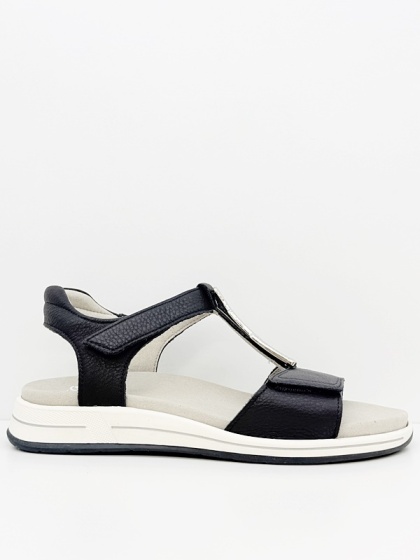 Damskie sandały zdrowotne Ara Osaka-S 12-34804-02H granatowe, tęgość H