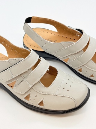 Kosela Medic sandały Axel 2451 szary gołąb, buty na stopę silnej budowy, tęgość M