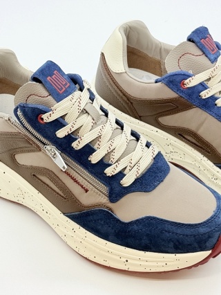 Męskie buty zdrowotne Waldlaufer H-Pablo 985001 101 230 blue taupe, tęgość H