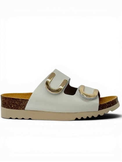 Monterey klapki Scholl MF00773 1171 off white, tęgość F-G