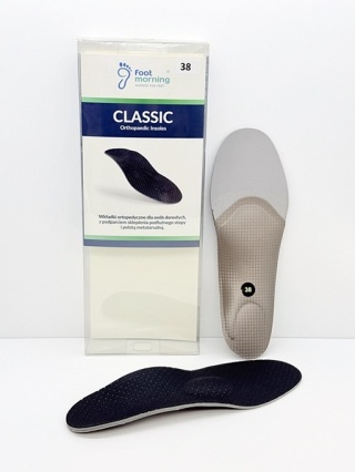 Profesjonalne wkładki ortopedyczne DAMSKIE - Foot Morning Classic czarne