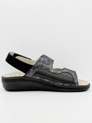 Sandały Scholla damskie Antonia MF00924-1004 black, tęgość G-H