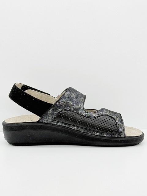 Sandały Scholla damskie Antonia MF00924-1004 black, tęgość G-H