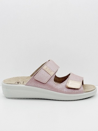 Scholl Klapki damskie Varigotti 2straps MF00865-2164 antique pink, tęgość G-H