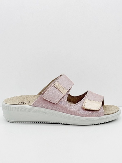 Scholl Klapki damskie Varigotti 2straps MF00865-2164 antique pink, tęgość G-H