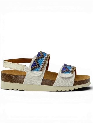 Zafirah sandały damskie Scholl MF00653 2032 off white, tęgość F-G