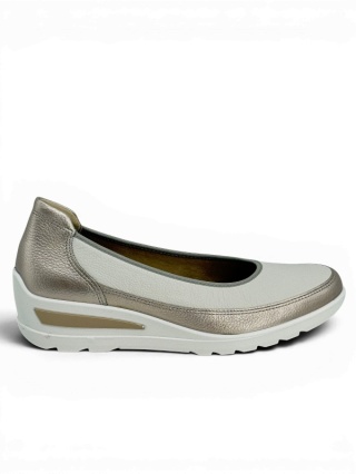 Ara buty damskie na koturnie 12-50664 08H Zurich sand cream, tęgość H