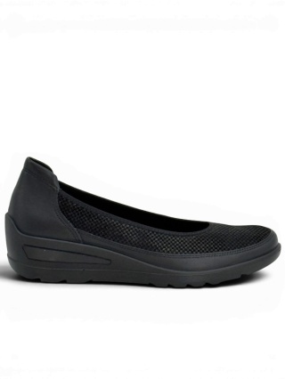 Buty damskie Ara 12-50664-01H Zurich czarne buty na haluksy, tęgość H