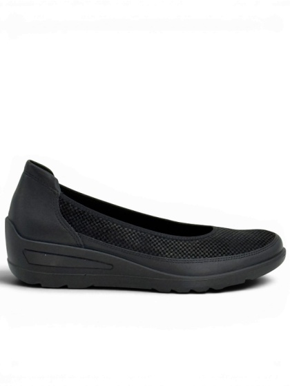 Buty damskie Ara 12-50664-01H Zurich czarne buty na haluksy, tęgość H