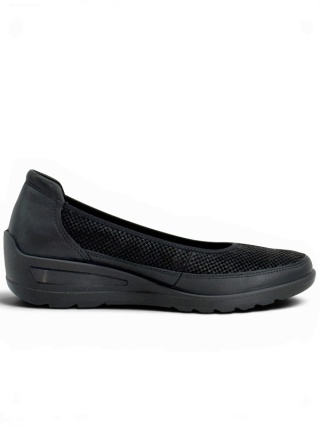 Buty damskie Ara 12-50664-01H Zurich czarne buty na haluksy, tęgość H