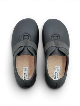 Buty na haluksy damskie Comfooty 9435 Nero, poszerzana tęgość H