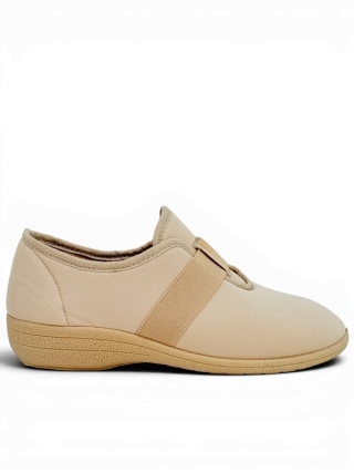 Comfooty 9435 Beige damskie obuwie na haluksy, poszerzana tęgość H