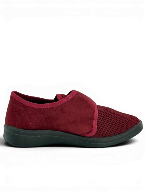 buty na haluksy bordowe