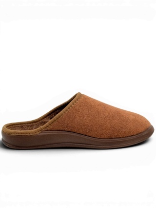 Kapcie zdrowotne Dr Luigi PU-01-01 20-brązowe (frotte), H tęgość poszerzona