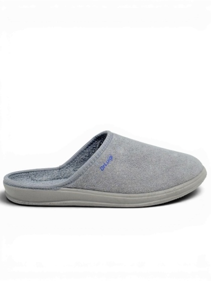 Kapcie zdrowotne Dr Luigi PU-01-01 85-szare (frotte), tęgość H