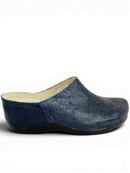 Klapki damskie Berkemann Jada 01753-303 blau, tęgość G