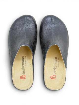 Klapki damskie Berkemann Jada 01753-303 blau, tęgość G
