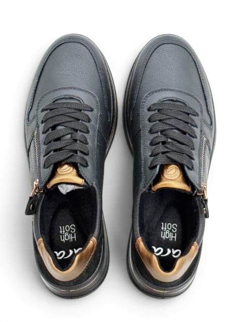 czarne sneakersy Ara