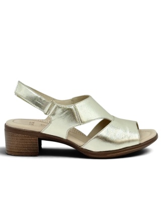 Ara sandały skórzane 12-35732 11H złote Lugano-S HighSoft, tęgość H
