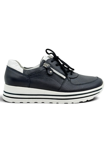 Buty Waldlaufer Hirsch H-Lana 758009 200 194 granatowe, skóra jelenia, tęgość H