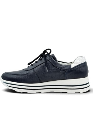 Buty Waldlaufer Hirsch H-Lana 758009 200 194 granatowe, skóra jelenia, tęgość H