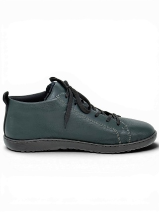 Buty barefoot damskie Rieker 52804-54 ciemno zielone, tęgość G - stopa normalna