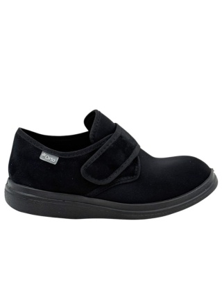 Buty damskie Dr Orto 036D006 (strecz) czarne, haluksy, stopa cukrzycowa, tęgość J-K