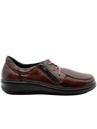 Buty damskie Kosela Axel 1862 c. brąz, szerokie półbuty, tęgość H-K