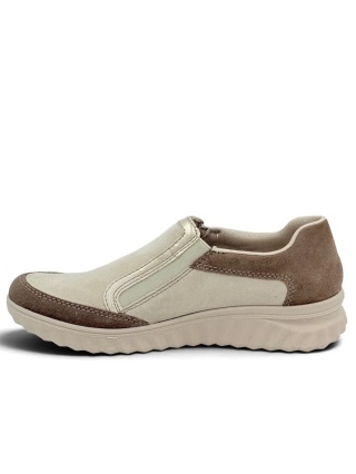Buty damskie Rieker beżowe 59072-60 beżowe, tęgość G
