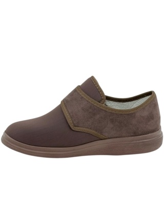 Buty dla cukrzyka męskie Dr Orto 036M008 brązowy (strecz), regulowana tęgość J-K