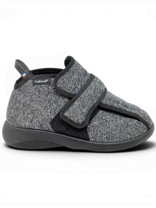 Buty na wysokie podbicie Podowell ADRIEN szare, tęgość M-N