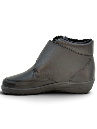Comfortabel 990223-01 czarne buty na szersze stopy, jesienno-zimowe, tęgość J